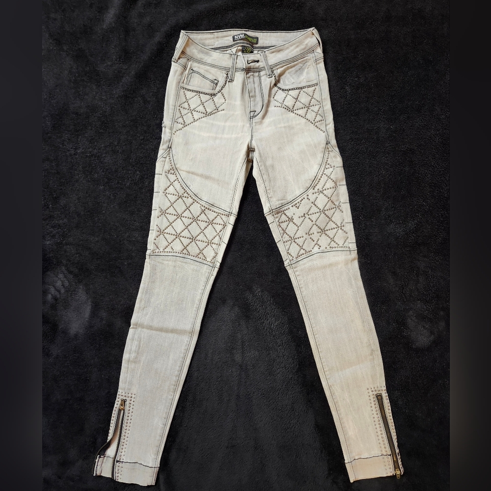 Paper Fox Beige Skinny Women's Jeans